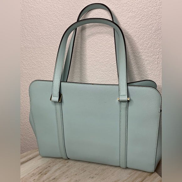 Kate Spade purse satchel large Light “Cameron” seaside blue - Picture 4 of 10